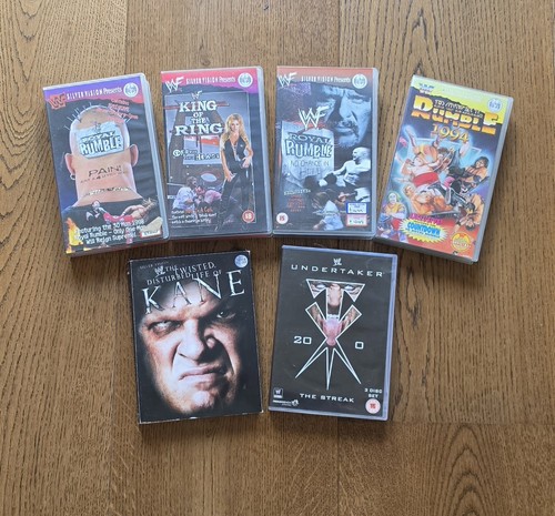 Vhs x dvd wf wrestling - vhs,,