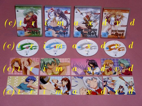 Dvd ikki tousen great - 4x,