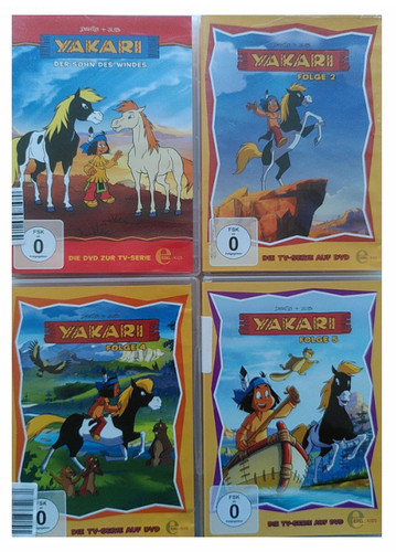 Yakari dvd sammlung - 4x,