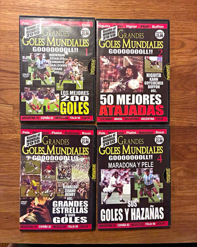 Dvd grandes goles mundiales - 4x,