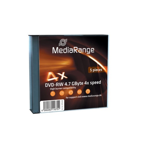 Mediarange dvd 7 gb - -rw, 4x