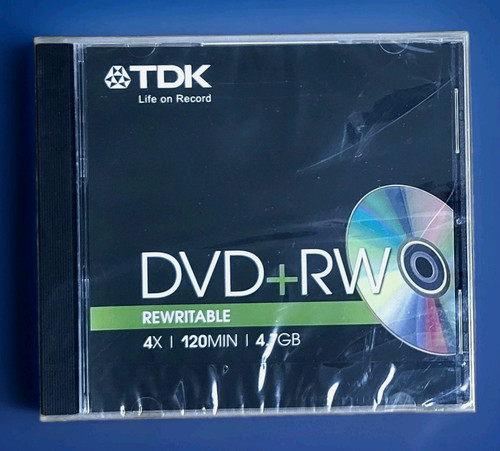 Tdk dvd 120min - 2, dvd+rw
