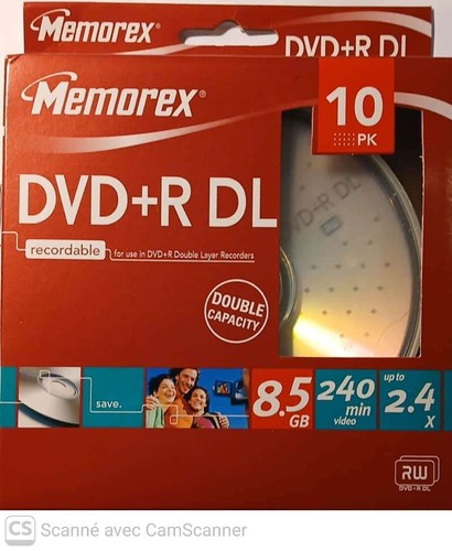 Memorex dvd 8 5 - memorex, dvd+r